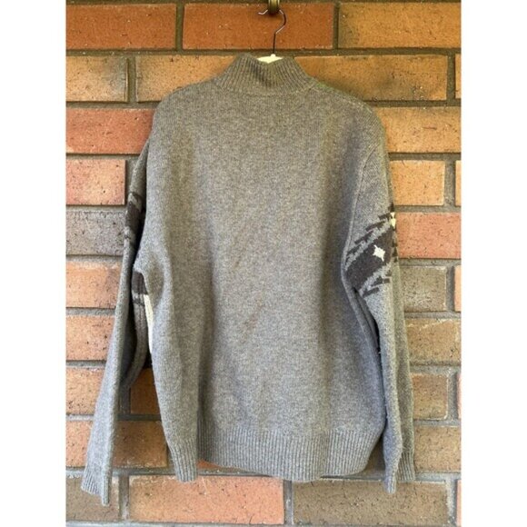 Pendleton Lambswool Aztec Navajo Southwestern Quarter Zip‎ Women’s Sweater Large - Picture 2 of 15